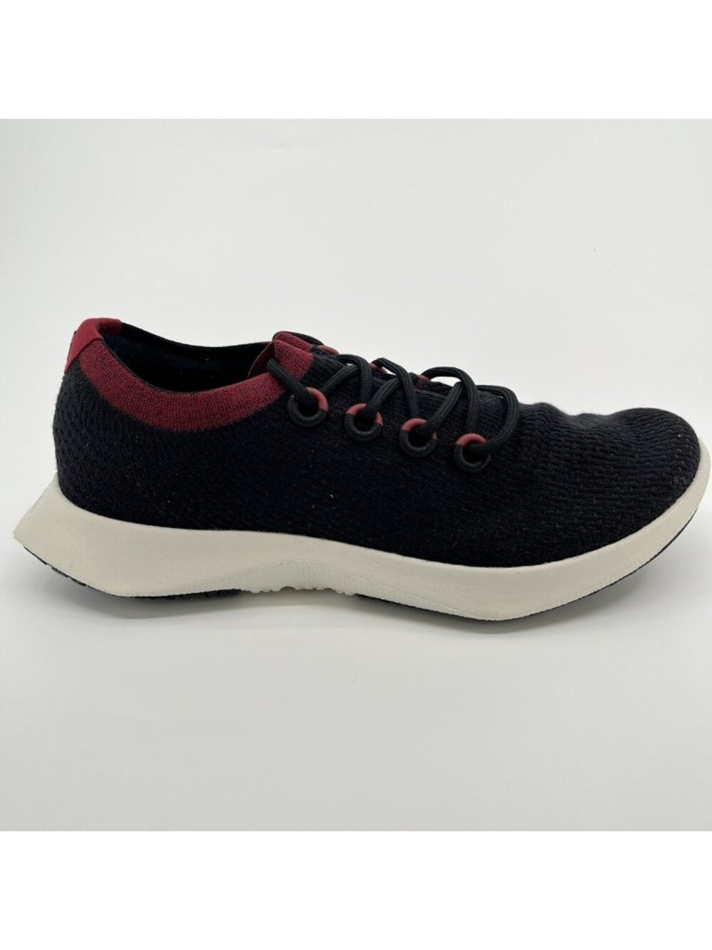 Allbirds Tree Dasher 2 Mens Size 12 Black Red Athletic Running Shoes Sneakers